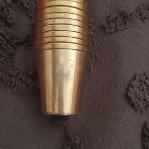 West Bend Solid Copper shot glasses